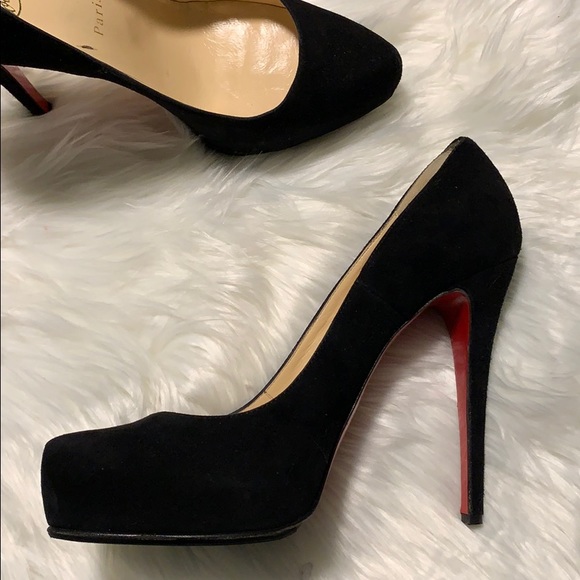 PRELOVED Christian Louboutin Rolando Suede Pump 39.5 - Picture 4 of 8